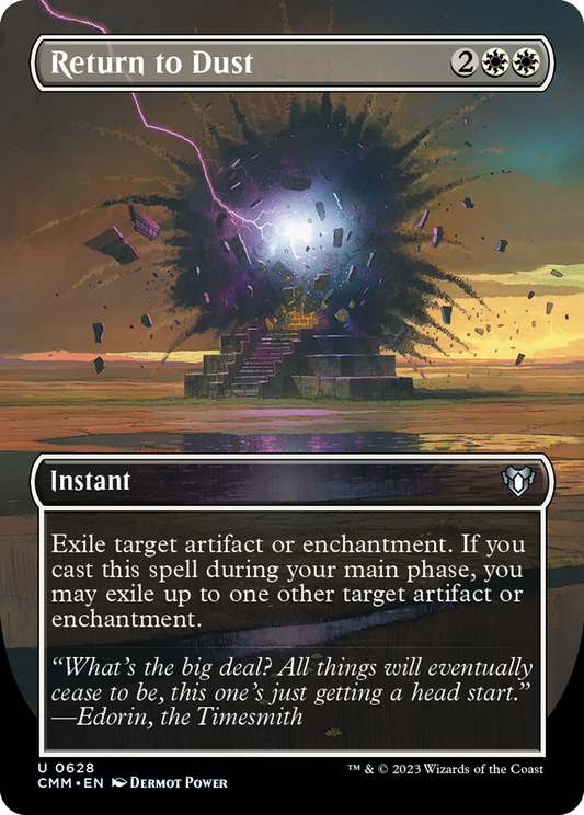 Return to Dust (Borderless Alternate Art) [Commander Masters] [Foil]