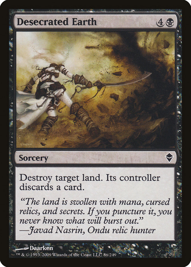 Desecrated Earth [Zendikar] [Foil]