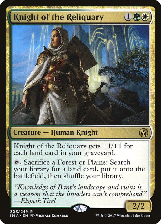 Knight of the Reliquary [Iconic Masters] [Foil]