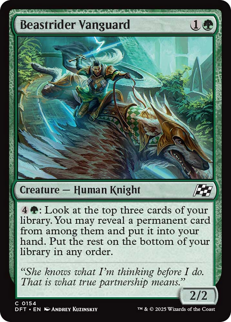 Beastrider Vanguard [Aetherdrift] [Foil]