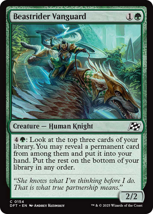 Beastrider Vanguard [Aetherdrift] [Foil]