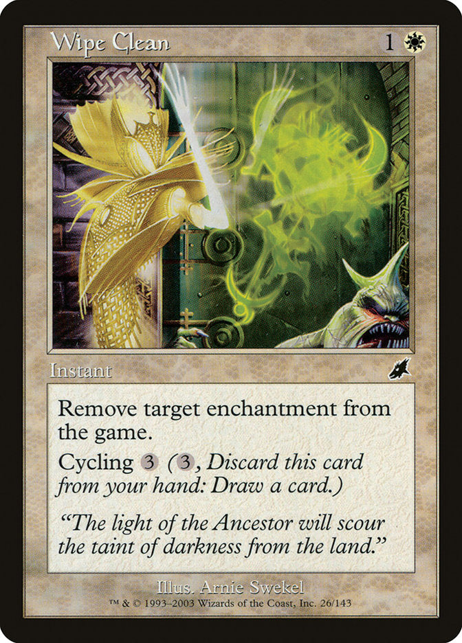 Wipe Clean [Scourge] [Foil]