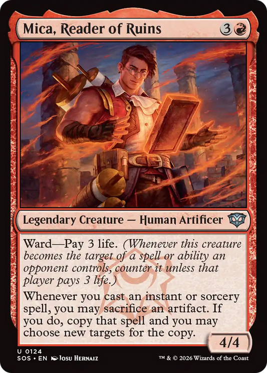 Mica, Reader of Ruins [Secrets of Strixhaven] [Foil]