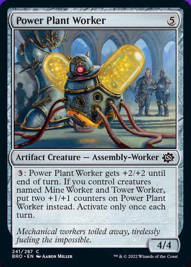 Power Plant Worker [The Brothers' War] [Foil]