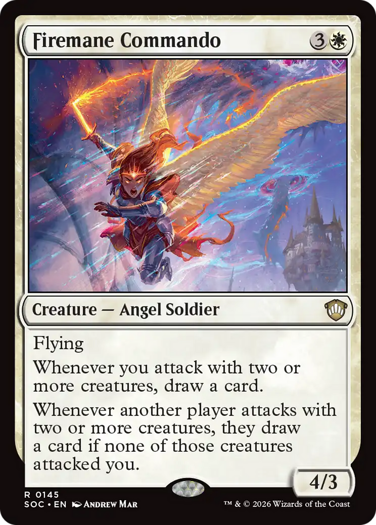 Firemane Commando [Secrets of Strixhaven Commander] [Foil]