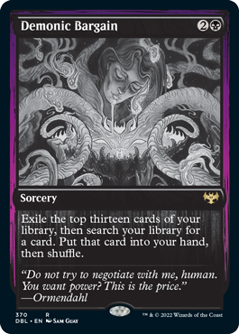 Demonic Bargain [Innistrad: Double Feature] [Foil]