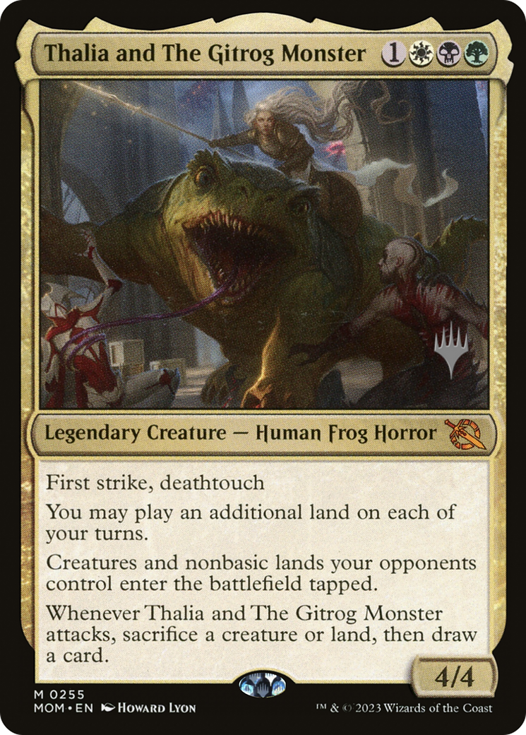 Thalia and The Gitrog Monster (Promo Pack) [March of the Machine Promos] [Foil]