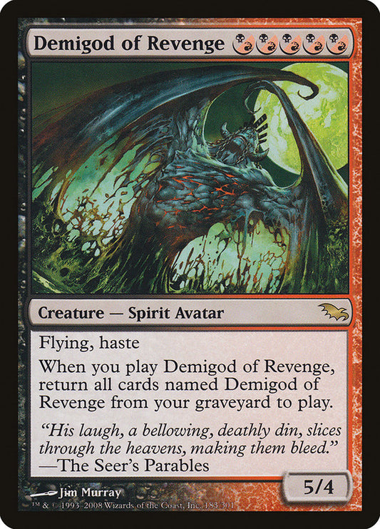 Demigod of Revenge [Shadowmoor] [Foil]