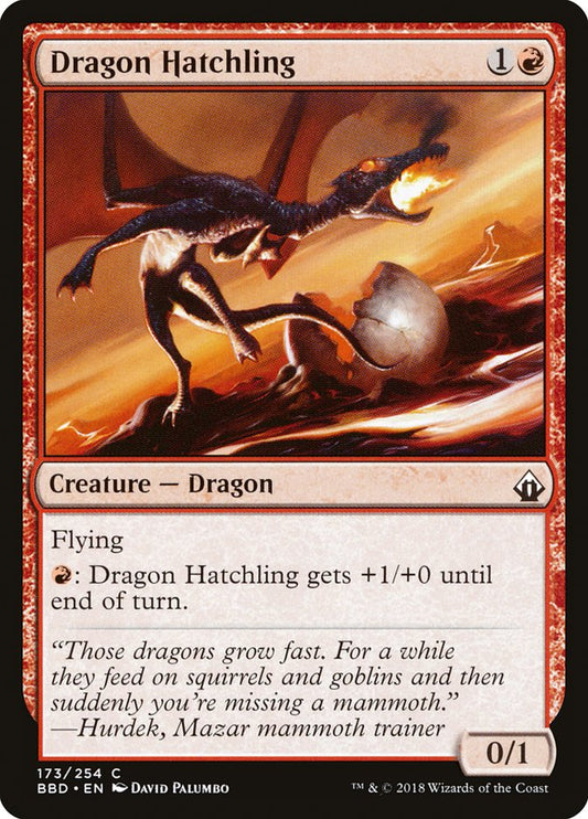 Dragon Hatchling [Battlebond] [Foil]