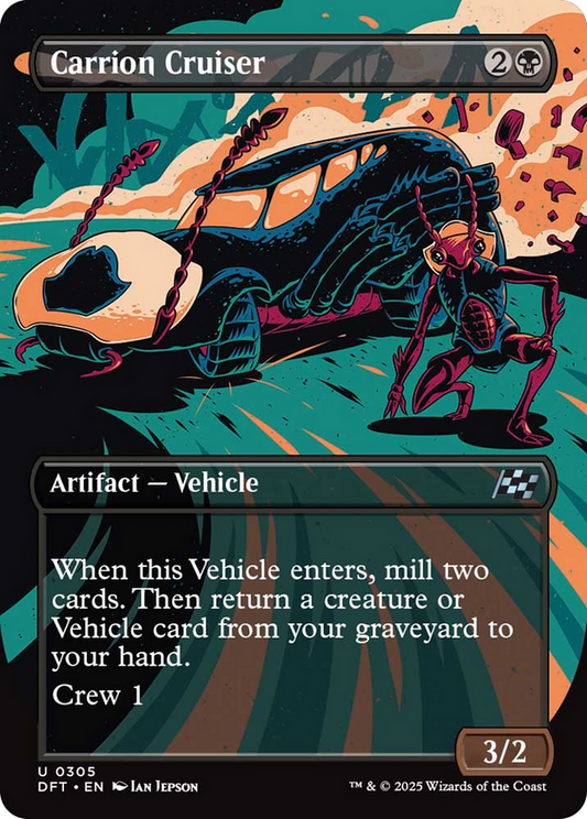 Carrion Cruiser (Borderless) [Aetherdrift] [Foil]