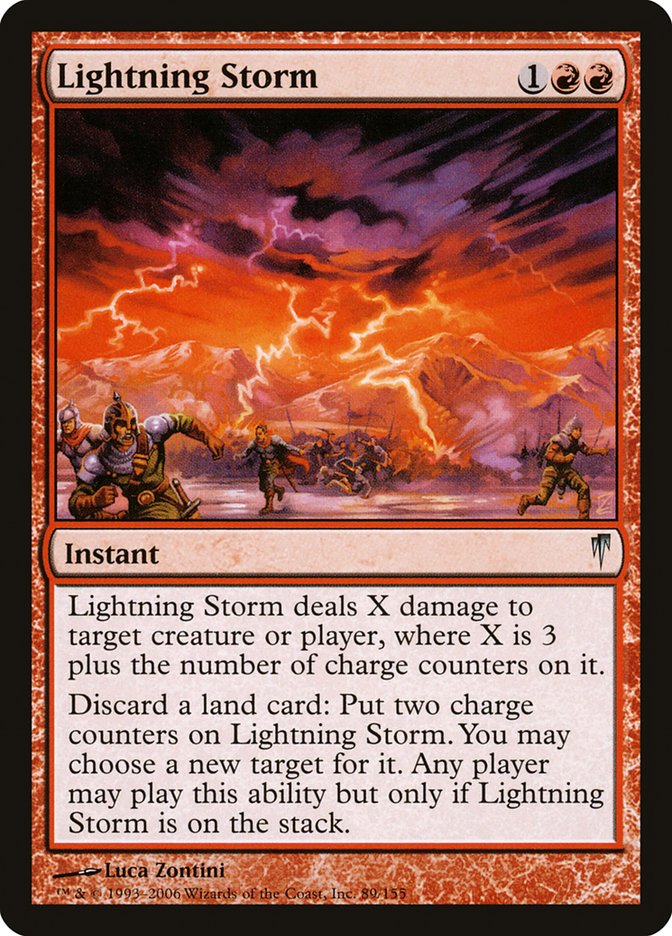 Lightning Storm [Coldsnap] [Foil]