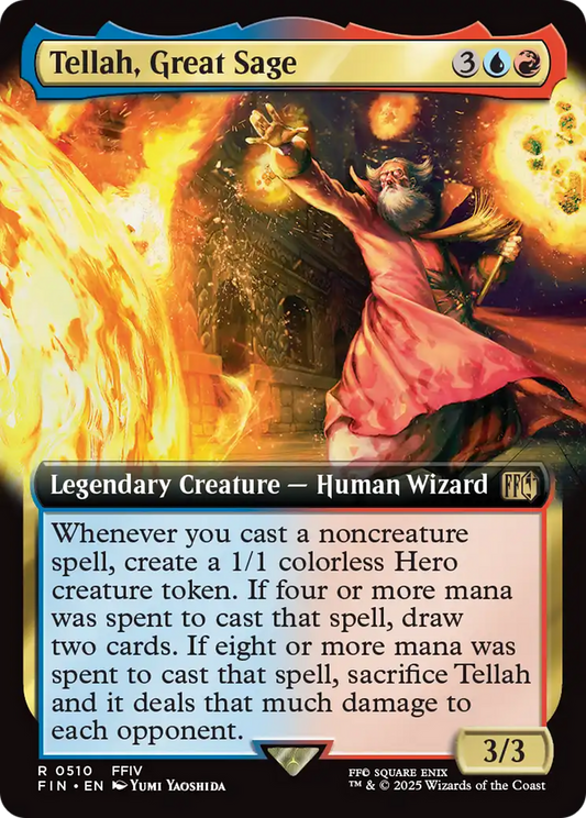 Tellah, Great Sage (Extended Art) [FINAL FANTASY] [Foil]
