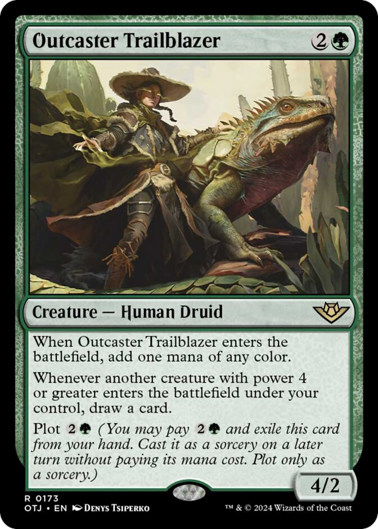 Outcaster Trailblazer [Outlaws of Thunder Junction] [Foil]