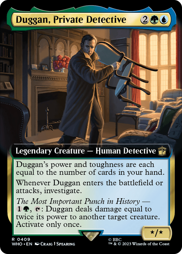 Duggan, Private Detective (Extended Art) [Doctor Who] [Foil]