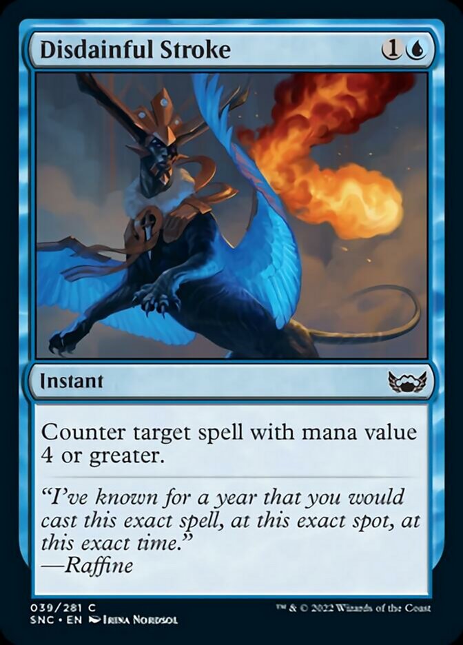 Disdainful Stroke [Streets of New Capenna] [Foil]