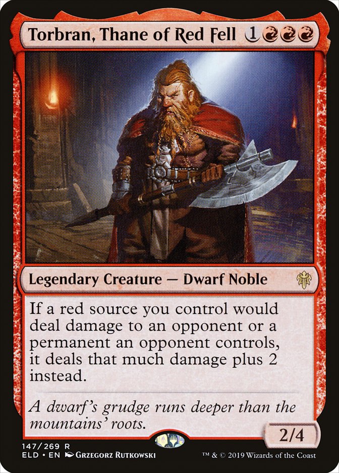 Torbran, Thane of Red Fell [Throne of Eldraine] [Foil]