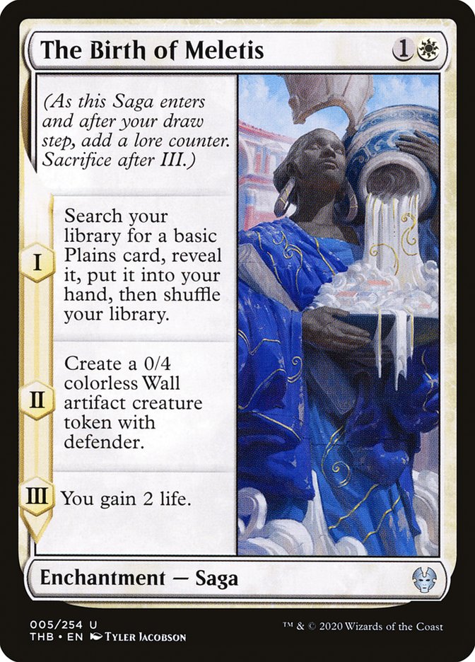 The Birth of Meletis [Theros Beyond Death] [Foil]