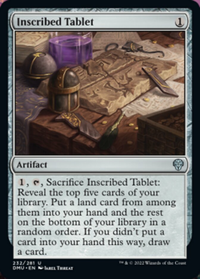Inscribed Tablet [Dominaria United] [Foil]