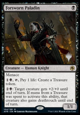 Forsworn Paladin (Promo Pack) [Dungeons & Dragons: Adventures in the Forgotten Realms Promos] [Foil]