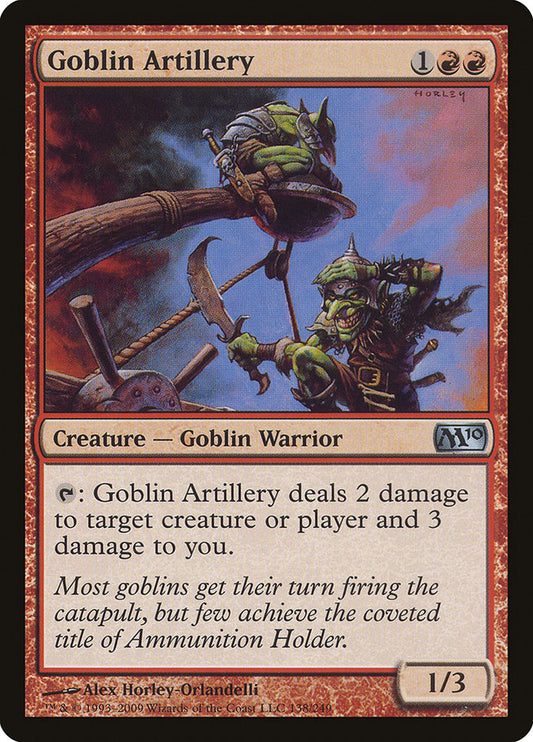 Goblin Artillery [Core Set 2010] [Foil]