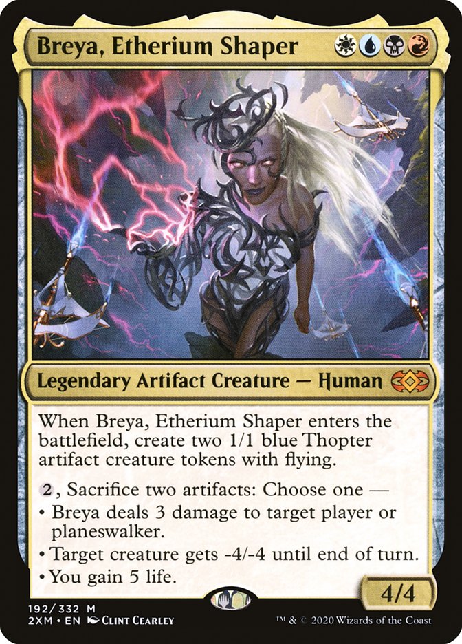 Breya, Etherium Shaper [Double Masters] [Foil]