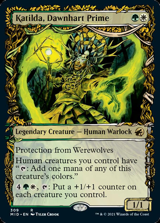Katilda, Dawnhart Prime (Showcase Equinox) [Innistrad: Midnight Hunt] [Foil]
