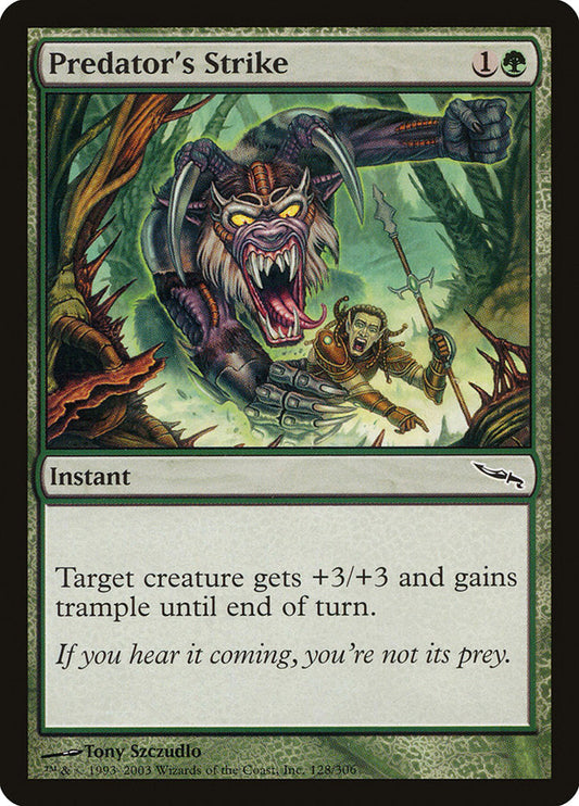 Predator's Strike [Mirrodin] [Foil]
