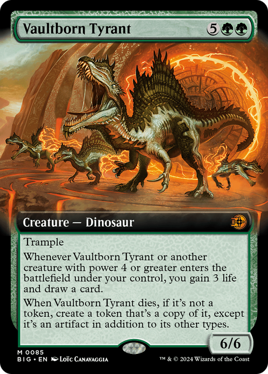 Vaultborn Tyrant (Extended Art) [Outlaws of Thunder Junction: The Big Score] [Foil]