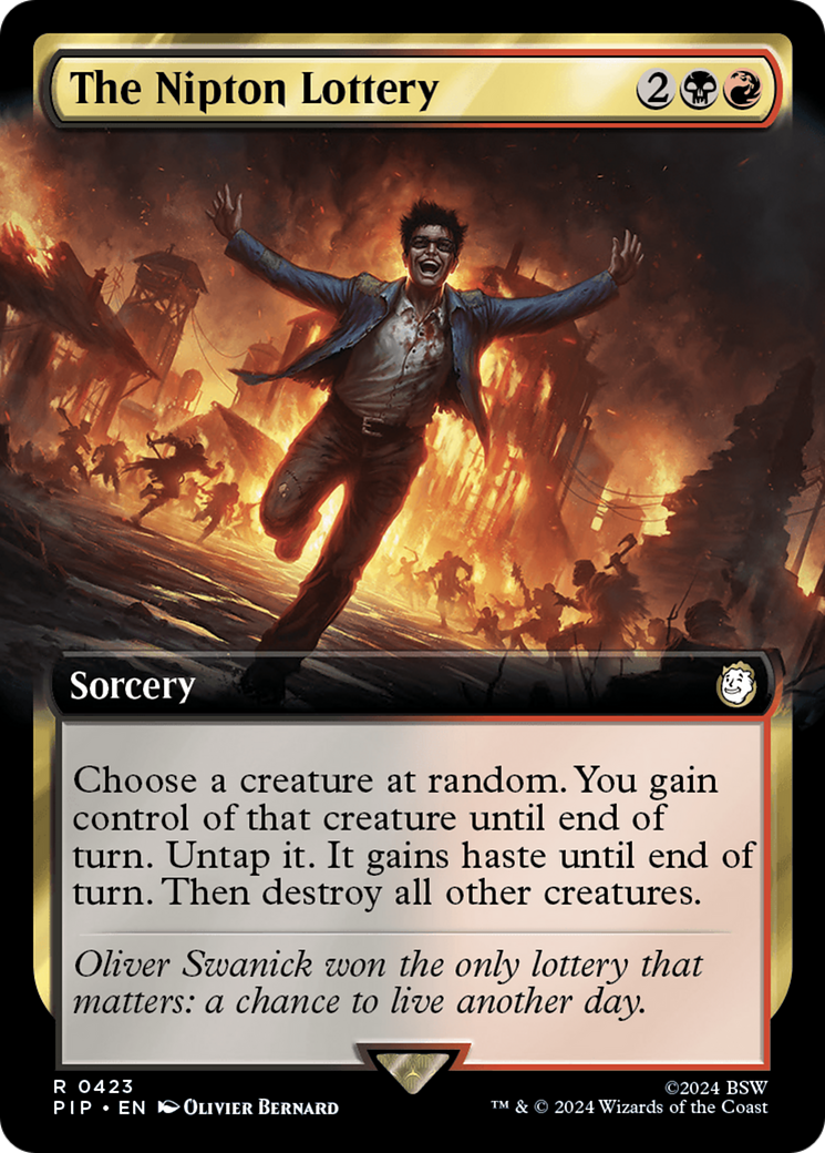 The Nipton Lottery (Extended Art) [Fallout] [Foil]