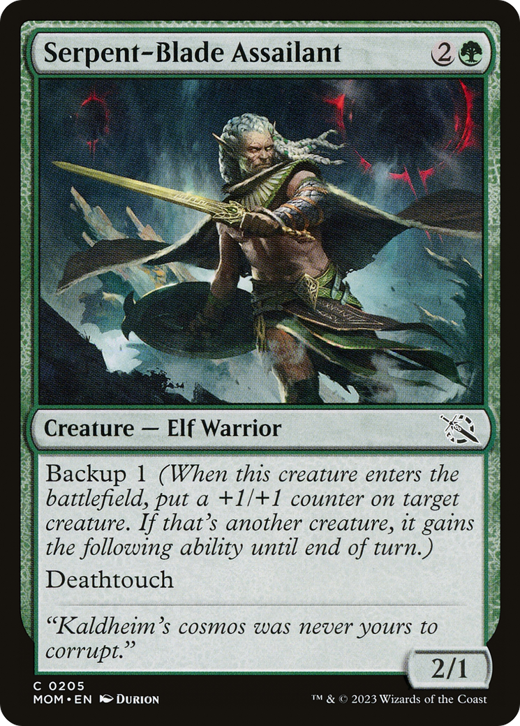 Serpent-Blade Assailant [March of the Machine] [Foil]