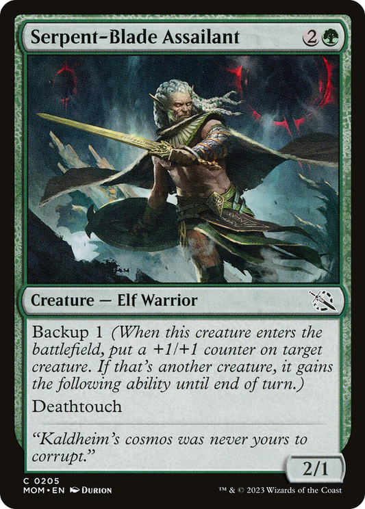 Serpent-Blade Assailant [March of the Machine] [Foil]