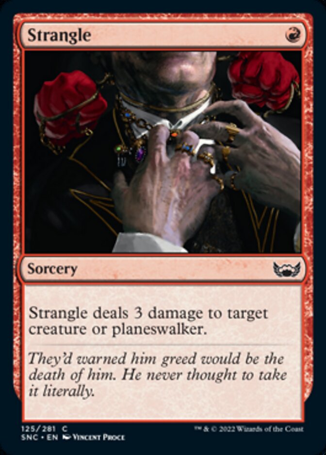 Strangle [Streets of New Capenna] [Foil]