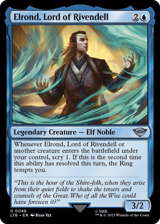 Elrond, Lord of Rivendell [The Lord of the Rings: Tales of Middle-Earth] [Foil]