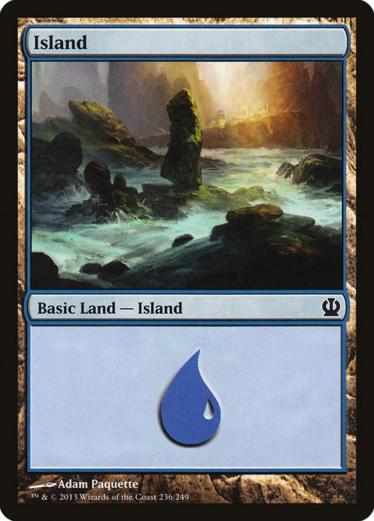 Island (236) [Theros] [Foil]