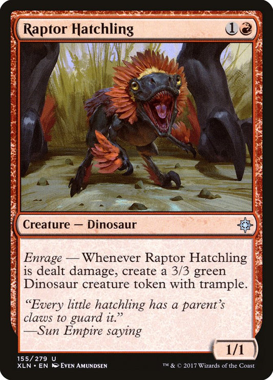 Raptor Hatchling [Ixalan] [Foil]