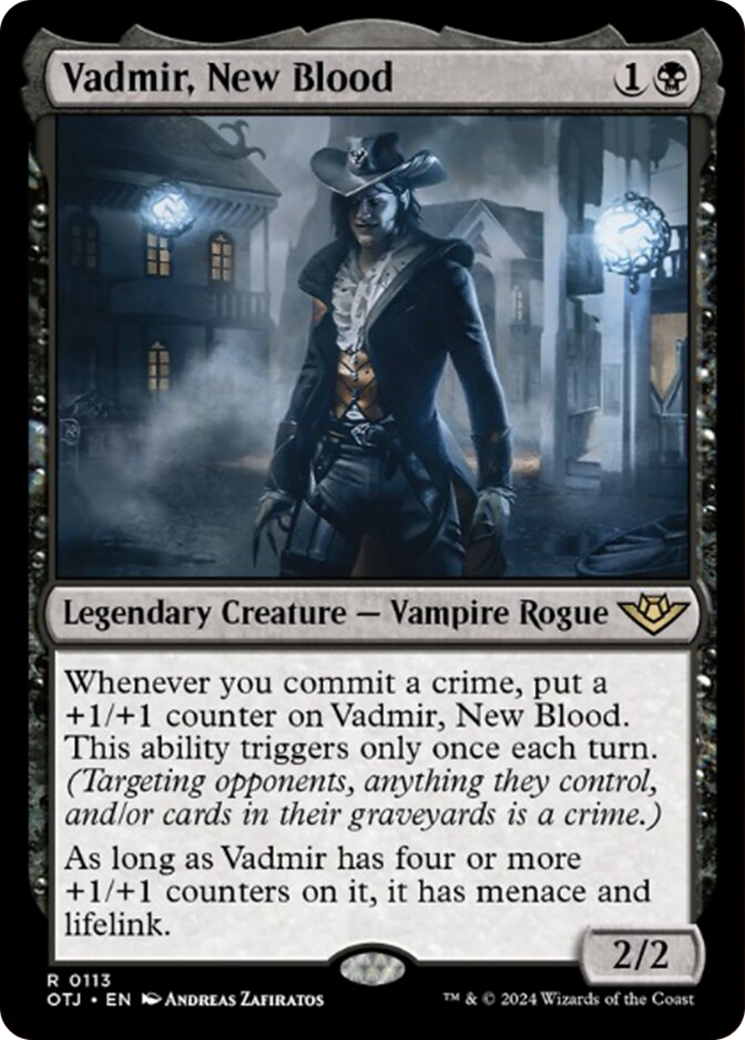 Vadmir, New Blood [Outlaws of Thunder Junction] [Foil]