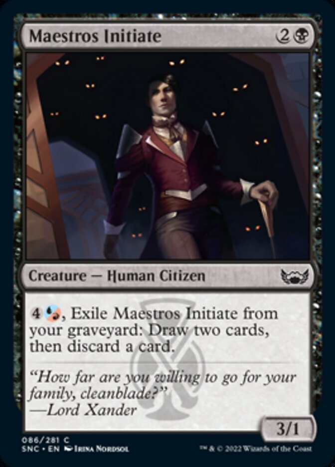 Maestros Initiate [Streets of New Capenna] [Foil]