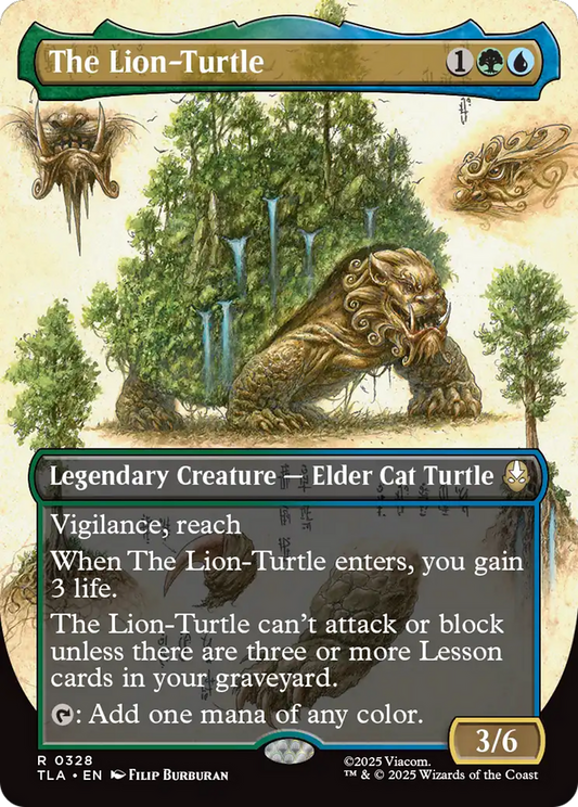 The Lion-Turtle (Borderless) [Avatar: The Last Airbender] [Foil]