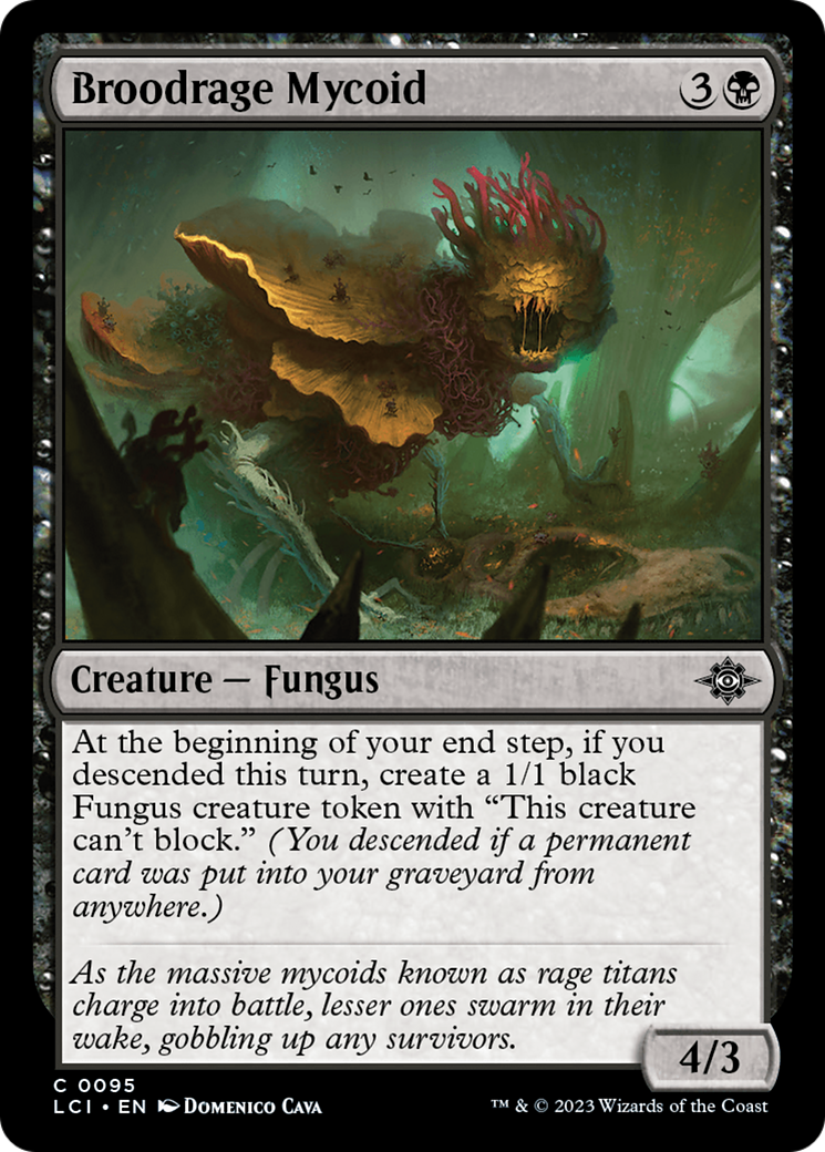Broodrage Mycoid [The Lost Caverns of Ixalan] [Foil]