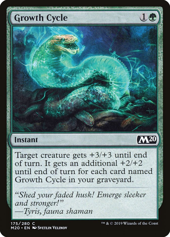 Growth Cycle [Core Set 2020] [Foil]