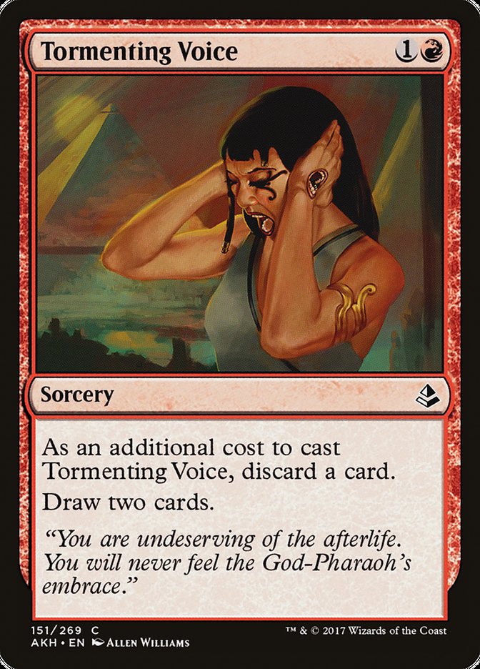 Tormenting Voice [Amonkhet] [Foil]