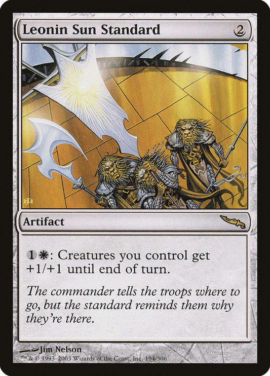 Leonin Sun Standard [Mirrodin] [Foil]