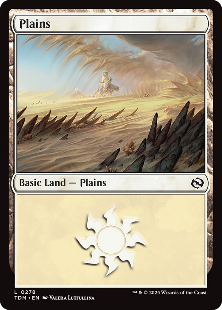 Plains (0278) [Tarkir: Dragonstorm] [Foil]