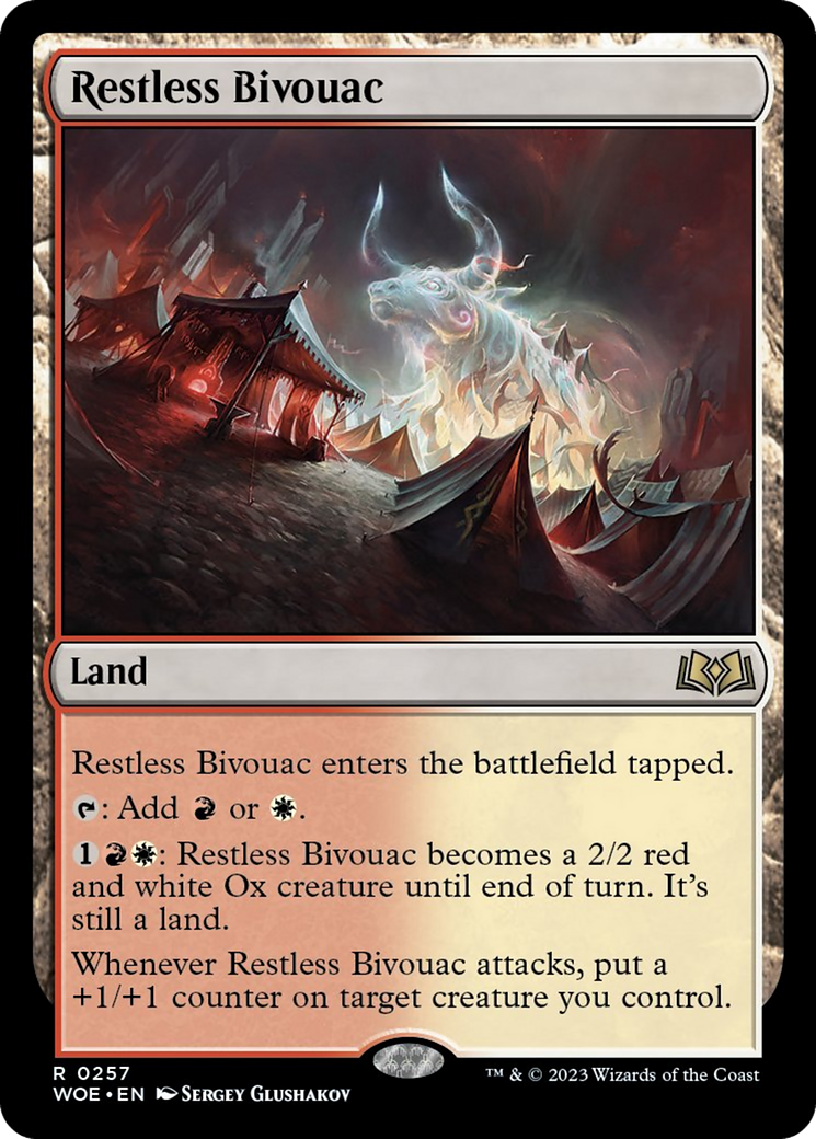 Restless Bivouac [Wilds of Eldraine] [Foil]