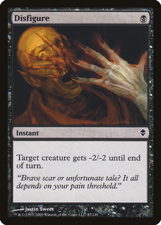 Disfigure [Zendikar] [Foil]