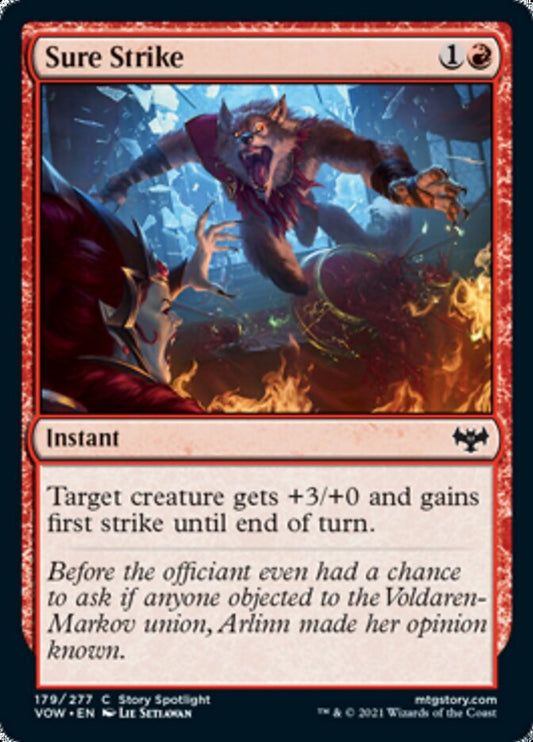 Sure Strike [Innistrad: Crimson Vow] [Foil]