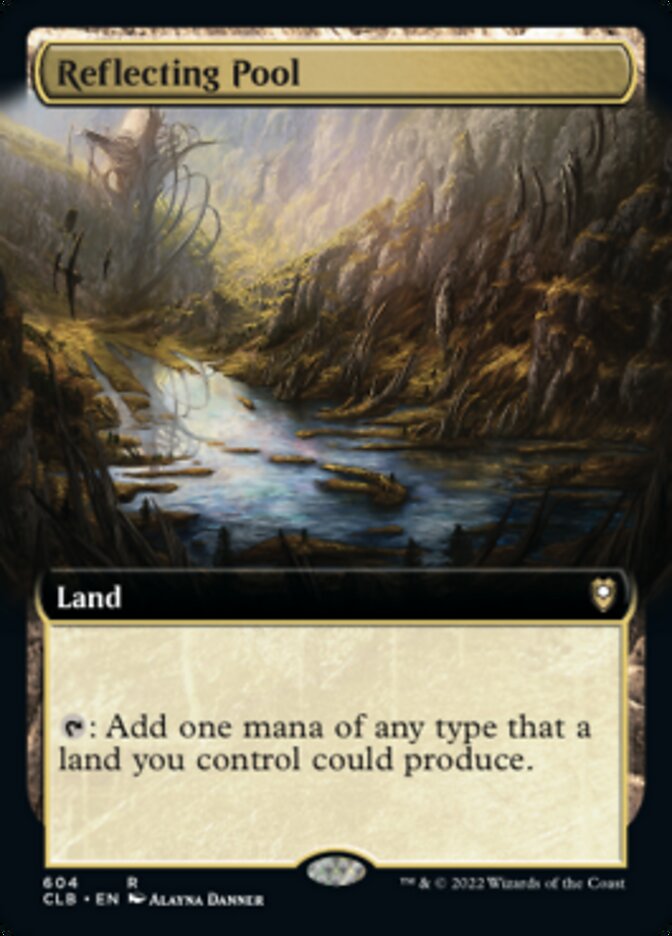 Reflecting Pool (Extended Art) [Commander Legends: Battle for Baldur's Gate] [Foil]