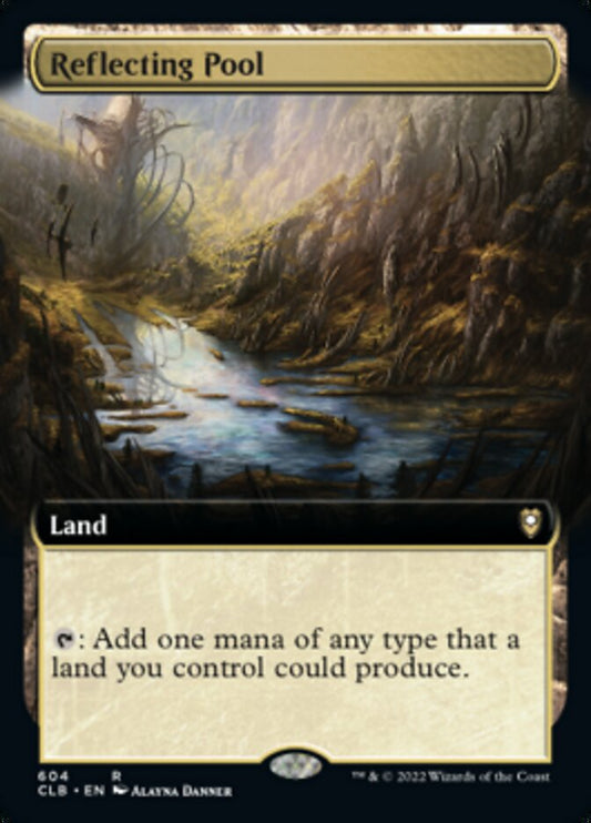 Reflecting Pool (Extended Art) [Commander Legends: Battle for Baldur's Gate] [Foil]