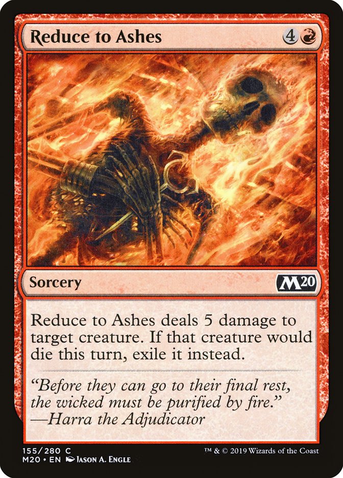Reduce to Ashes [Core Set 2020] [Foil]
