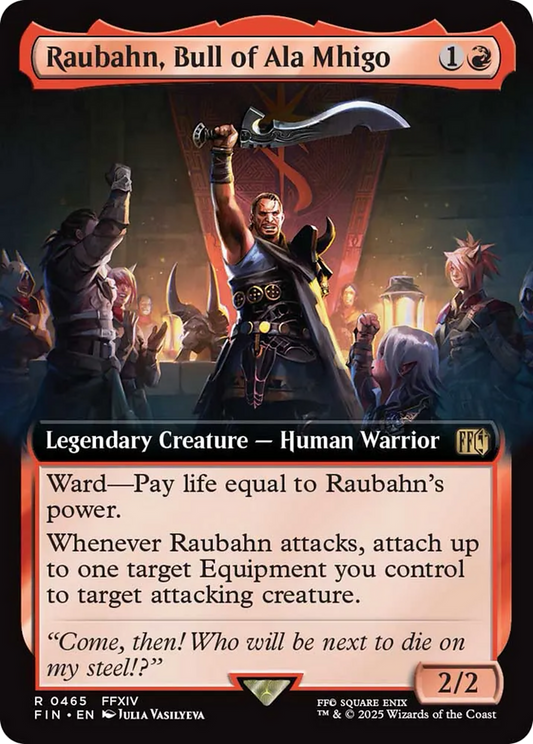 Raubahn, Bull of Ala Mhigo (Extended Art) [FINAL FANTASY] [Foil]